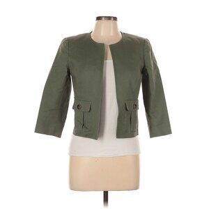 Vince Camuto Kiss Front Crop Jacket in Sage